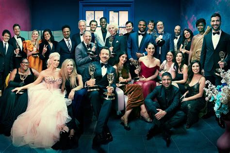 The cast and crew from Ted Lasso at the 74th Emmy Awards | Television Academy