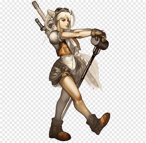 Dwarf Lineage II Female Fantasy Elf, Dwarf, cg Artwork, fictional Character, cartoon png | PNGWing