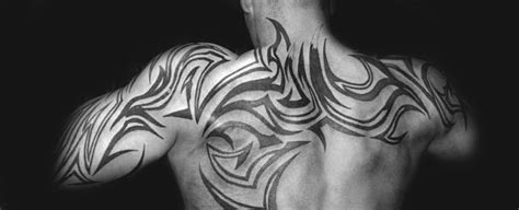 60 Tribal Back Tattoos For Men - Bold Masculine Designs