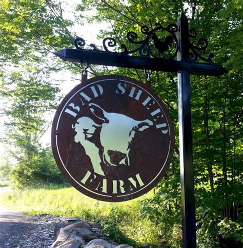 Custom Made Metal Signs | Metal farm sign, Farm signs entrance, Farm signs