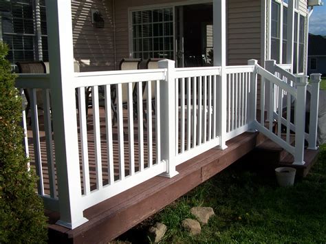 Vinyl Deck Railings Installation | Home Design Ideas