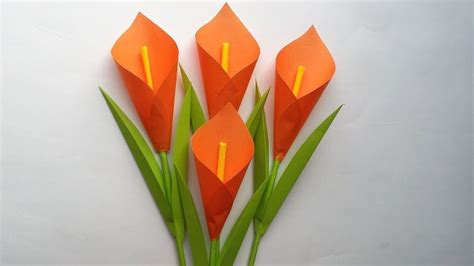 Beautiful Ideas of the Flower Making with Craft Paper ⋆ crafttel.com | Easy origami flower ...