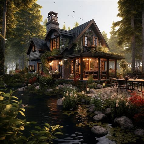 A Forest Cottage by DDArtCove on DeviantArt