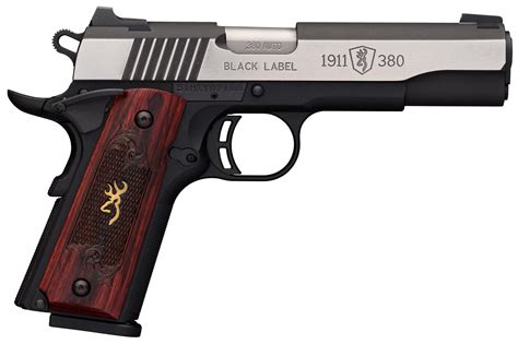 Browning 1911-380 Black Label Medallion Pro Pistol 051914492, 380 ACP ...