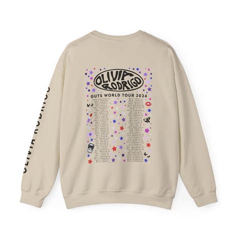 Guts Tour Concert Merch OLIVIA Sweater Guts Sweater Sour - Etsy