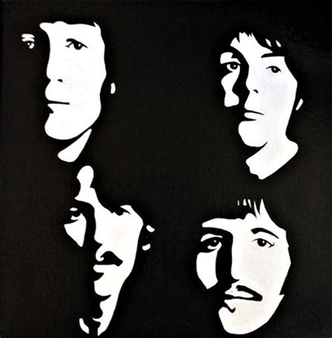 The Beatles Acrylic Pop Art Painting On Canvas | Pop art portraits ...