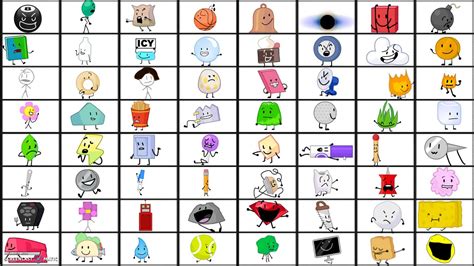 All Bfb Characters In Alphabetical Order Bodies