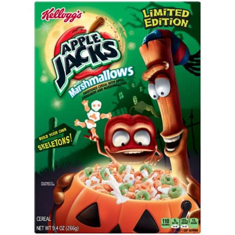 Kellogg's Apple Jacks with Marshmallows Halloween Cereal, 9.4 oz - Ralphs