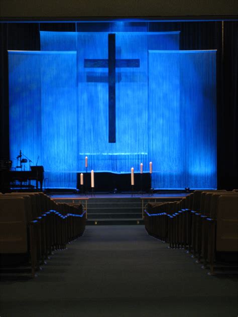 Church Stage Design Wood Wall Ideas