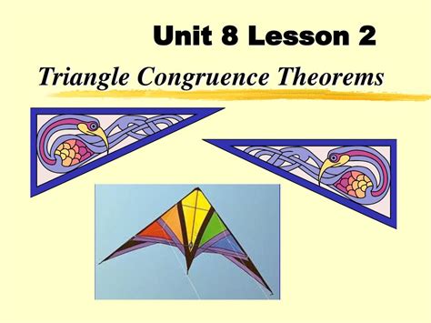 Triangle Congruence Theorems - ppt download