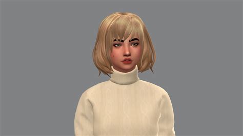 Sims 4 bob with bangs - fozghost