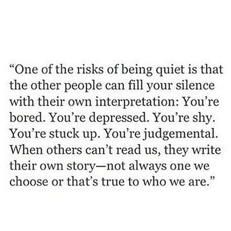 Being Quiet Quotes - ShortQuotes.cc