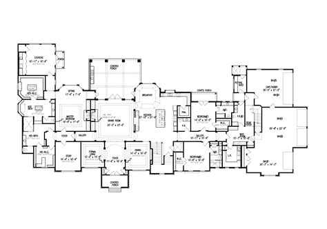 Athens Manor – garrellassociates Sims 4 House Plans, Dream House Plans ...