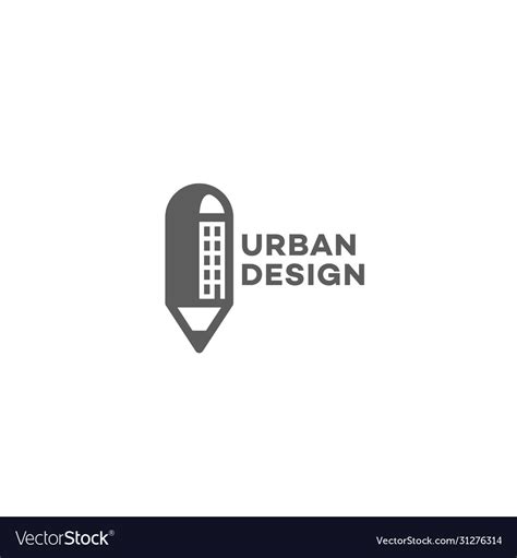 Urban design logo Royalty Free Vector Image - VectorStock