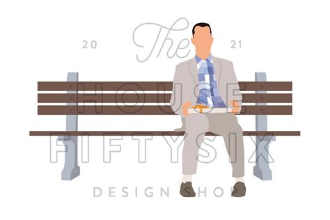 Forrest Gump High Res Digital File SVG. PNG. EPS. Jpg | Etsy