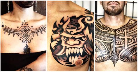 [UPDATED] 40 Tribal Chest Tattoos