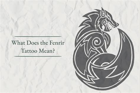 What Does the Fenrir Tattoo Mean? - Viking Style