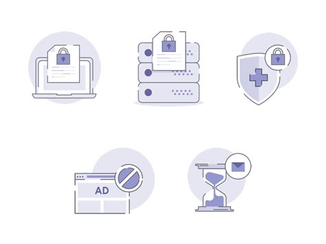 Protonmail illustrations by UI Design Resource on Dribbble