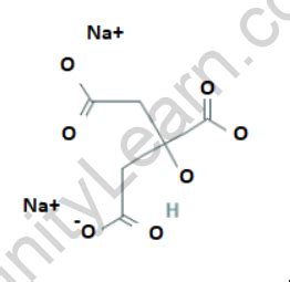 Sodium Citrate Formula - Infinity Learn