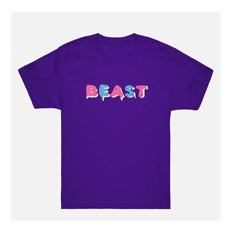 Mr Beast T-shirts - Frosted Beast Purple Classic T-shirt | Mr Beast Shop