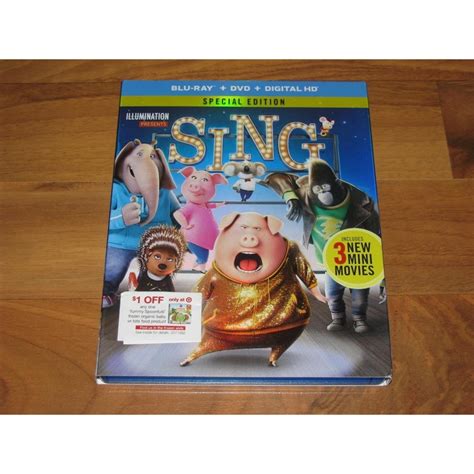 Sing (Special Edition DVD + Digital) [Blu-ray] - Walmart.com