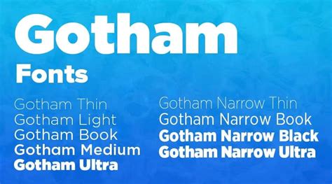 Download The Gotham Font Free | Free Fonts Vault