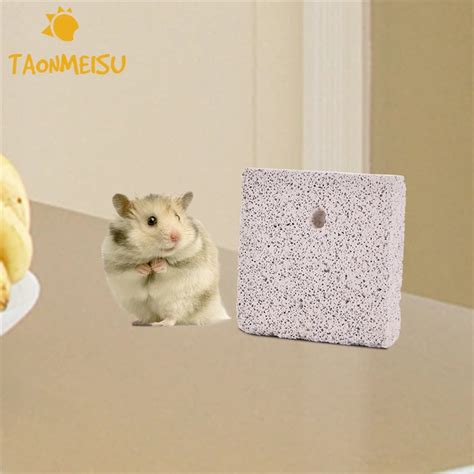 Minerals Hamster Chew Block Chew Toy Molar Stone for Hamster Chinchillas Guinea Pig Newest 2017 ...