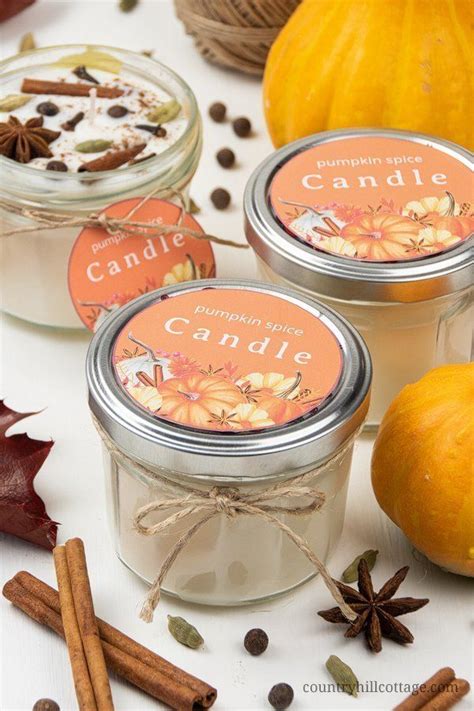 DIY Pumpkin Spice Candles – Fall Candles Recipe with Essentials Oils ...