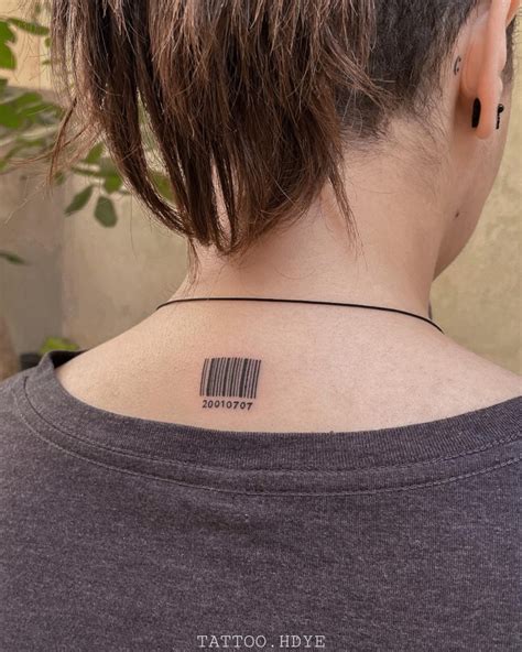 25 Cool Graphic Barcode Tattoo - Small Tattoos & Ideas