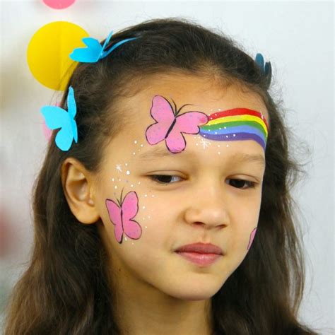 Butterfly Face Painting For Kids