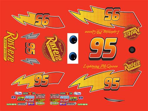 Lightning Mcqueen Printable Decals