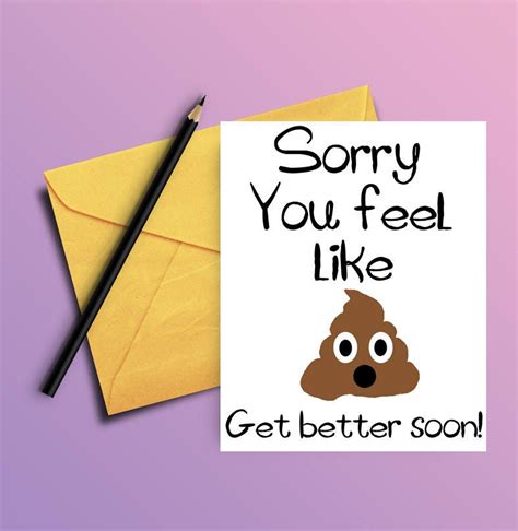 Get well card Funny get well soon card Funny get well card