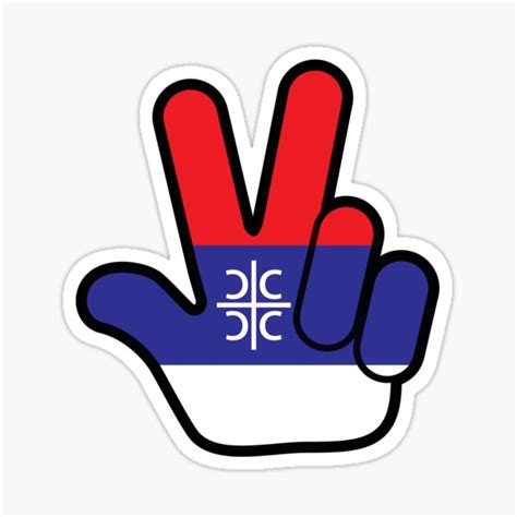 "Three-Finger Salute" Sticker for Sale by umetnica | Redbubble