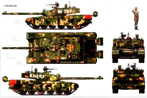 ZTZ-99A MBT Chinese Army | Военный, Танк, Камуфляж