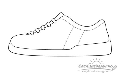 Line Drawing Shoe