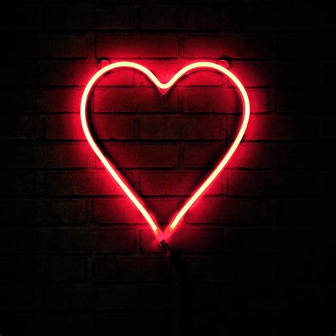 Red Neon Aesthetic Heart Search for neon red heart in these categories