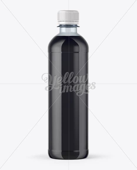 PET Black Water Bottle Mockup - Free Download Images High Quality PNG, JPG