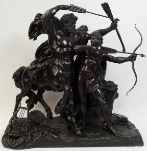 Chiron teaching archery to Achilles by Anonymous (19) on artnet