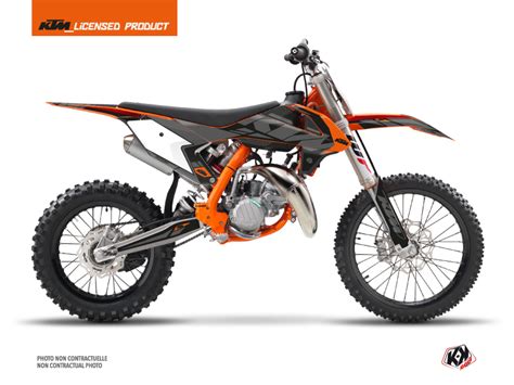 KTM 85 SX Dirt Bike Reflex Graphic Kit Black - Kutvek Kit Graphik