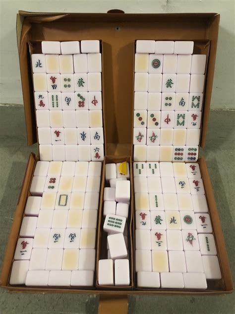 Mahjong Set White Tile, Hobbies & Toys, Toys & Games on Carousell