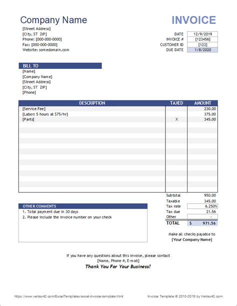 Microsoft word invoice template free download - nolfliquid