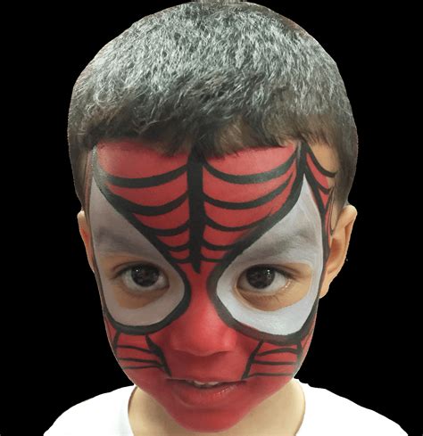 Spiderman Face Painting For Kids