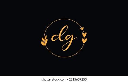 Dg Logo Design Vector Template Stock Vector (Royalty Free) 2215637253 | Shutterstock