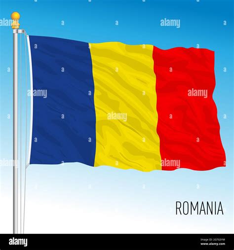 Romania official national flag, European Union, vector illustration Stock Vector Image & Art - Alamy