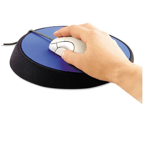 Allsop ASP26226 Wrist Aid Ergonomic Circular Mouse Pad, 9" dia., Cobalt