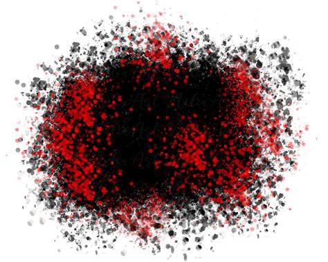 Background Paint Splatter Black Red Splash Frame Splatter Background Printable Artwork I Digital ...