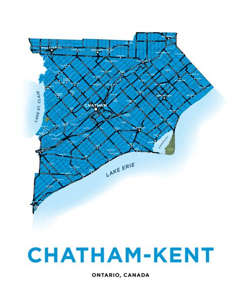 Chatham-Kent Map Print – Jelly Brothers