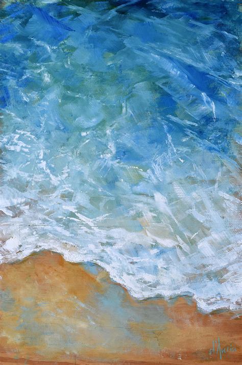 Sea Foam Painting by Tom Dauria