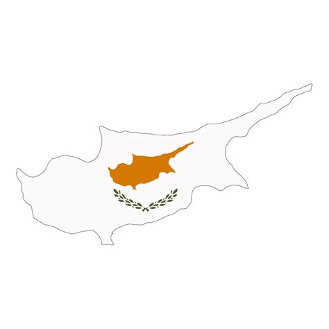 Cyprus Flag Map 25222518 PNG