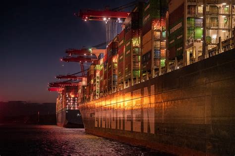 Port Container Ship Night Cargo - Free photo on Pixabay